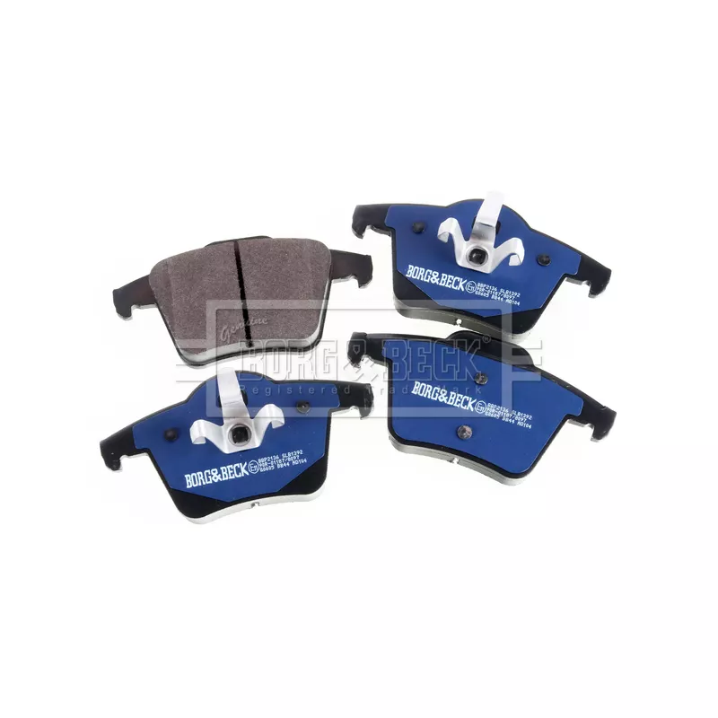 Jeu de 4 plaquettes de frein arrière BORG & BECK BBP2136 - Visuel 2