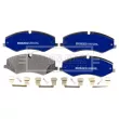 BORG & BECK BBP2217 - Jeu de 4 plaquettes de frein avant