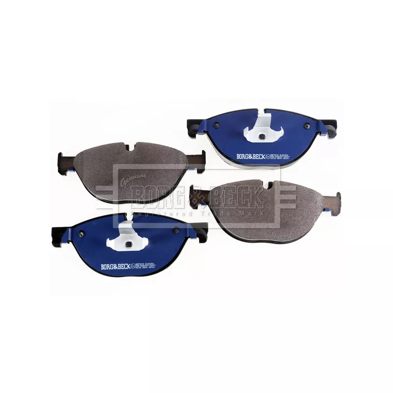 Jeu de 4 plaquettes de frein avant BORG & BECK BBP2218 - Visuel 2