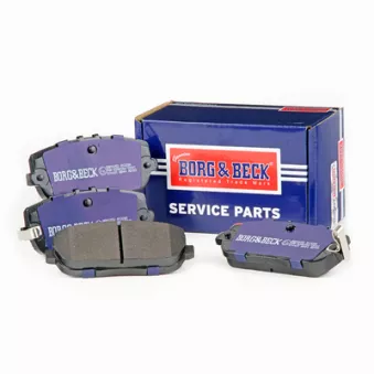 Jeu de 4 plaquettes de frein arrière BORG & BECK OEM N1Y32648ZA