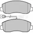 BORG & BECK BBP2266 - Jeu de 4 plaquettes de frein avant
