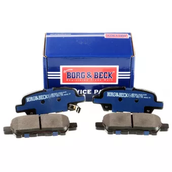 Jeu de 4 plaquettes de frein arrière BORG & BECK OEM D4M609N00B