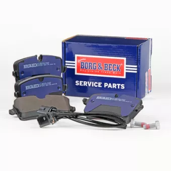 Jeu de 4 plaquettes de frein arrière BORG & BECK OEM 4H0698451C