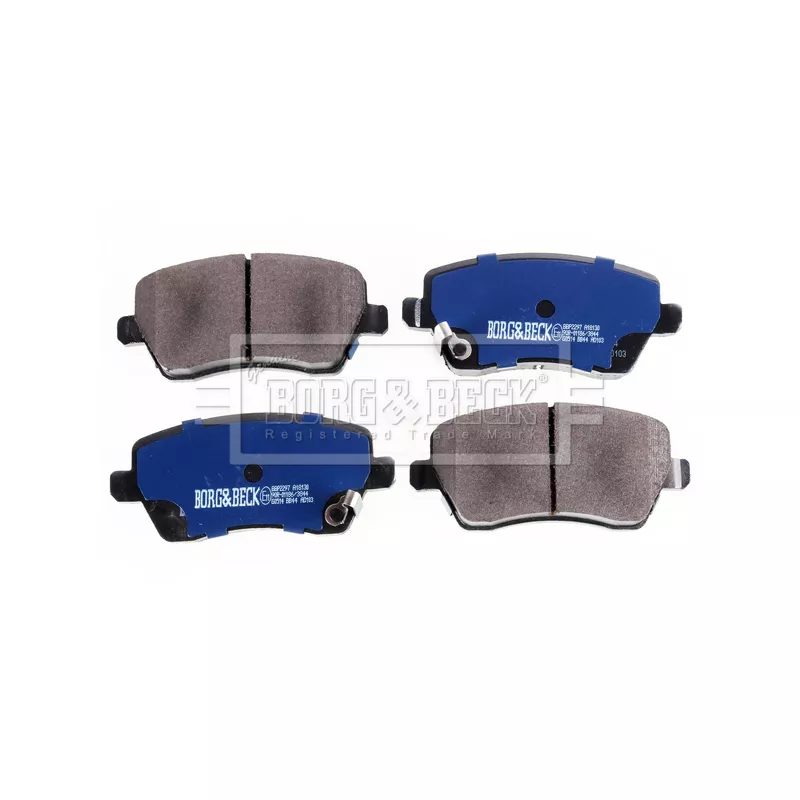 Jeu de 4 plaquettes de frein avant BORG & BECK BBP2297 - Visuel 2