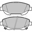 BORG & BECK BBP2299 - Jeu de 4 plaquettes de frein avant
