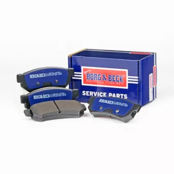 Jeu de 4 plaquettes de frein arrière BORG & BECK OEM 96800089