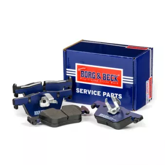 Jeu de 4 plaquettes de frein arrière BORG & BECK OEM 34216850569