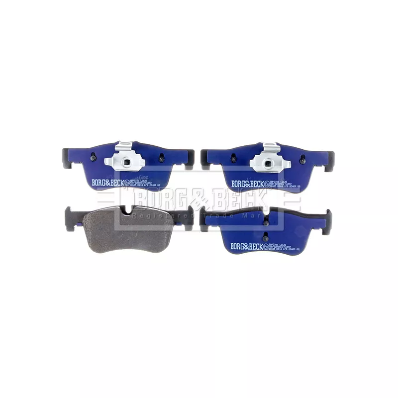 Jeu de 4 plaquettes de frein avant BORG & BECK BBP2346 - Visuel 1