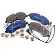 BORG & BECK BBP2414 - Jeu de 4 plaquettes de frein avant