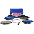 BORG & BECK BBP2428 - Jeu de 4 plaquettes de frein avant