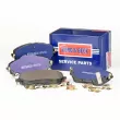 BORG & BECK BBP2441 - Jeu de 4 plaquettes de frein avant