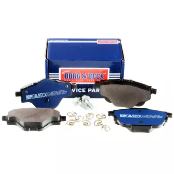 Jeu de 4 plaquettes de frein arrière BORG & BECK OEM 1647874380