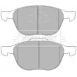 BORG & BECK BBP2456 - Jeu de 4 plaquettes de frein avant