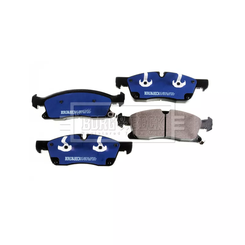 Jeu de 4 plaquettes de frein avant BORG & BECK BBP2491 - Visuel 1
