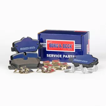 Jeu de 4 plaquettes de frein arrière BORG & BECK OEM 34216871299