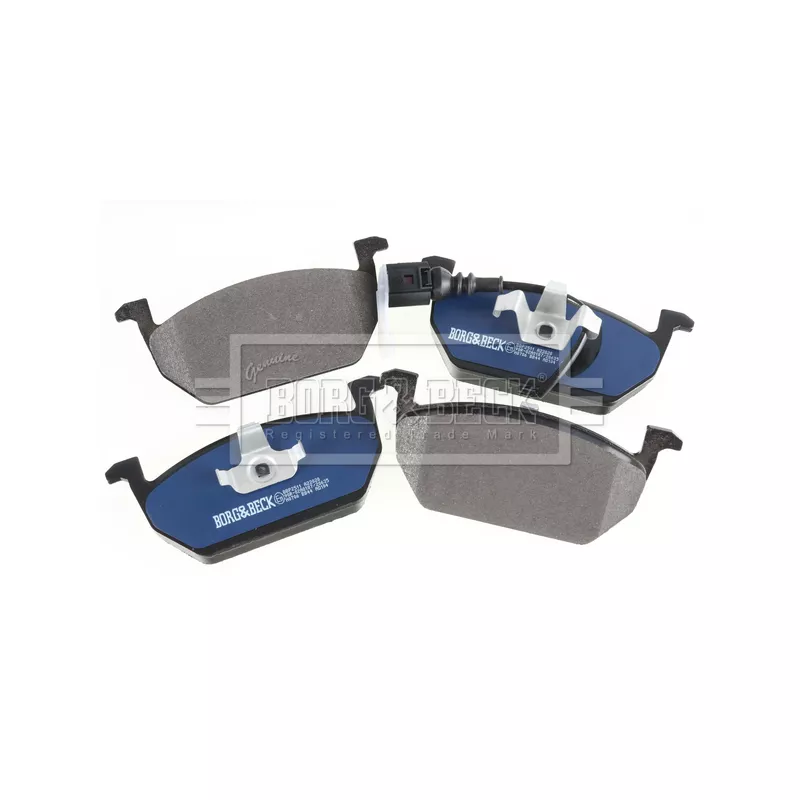 Jeu de 4 plaquettes de frein avant BORG & BECK BBP2511 - Visuel 1