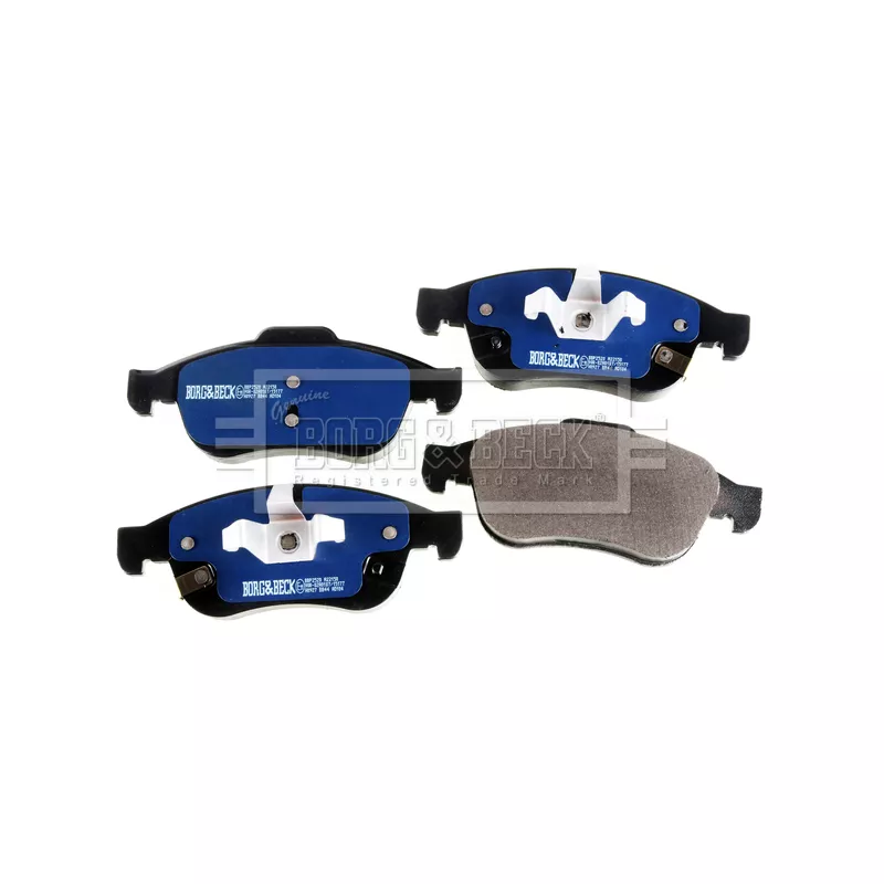 Jeu de 4 plaquettes de frein avant BORG & BECK BBP2520 - Visuel 1
