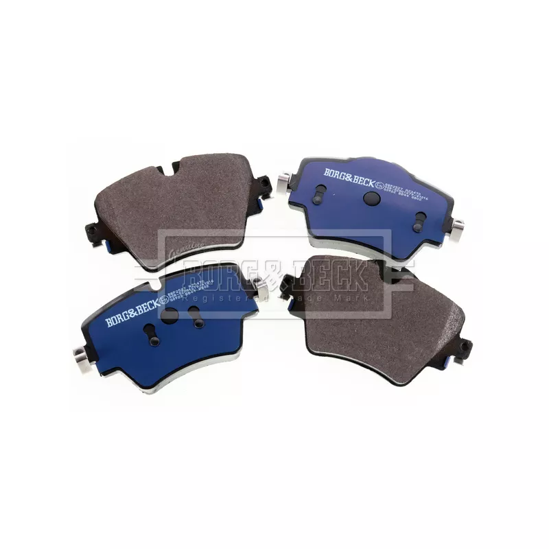 Jeu de 4 plaquettes de frein avant BORG & BECK BBP2527 - Visuel 1