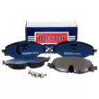 BORG & BECK BBP2550 - Jeu de 4 plaquettes de frein avant