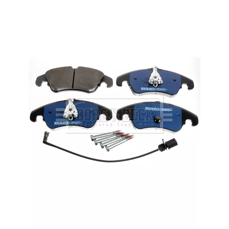 Jeu de 4 plaquettes de frein avant BORG & BECK BBP2565 - Visuel 2