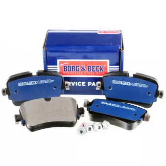 Jeu de 4 plaquettes de frein arrière BORG & BECK OEM 4M0698451P