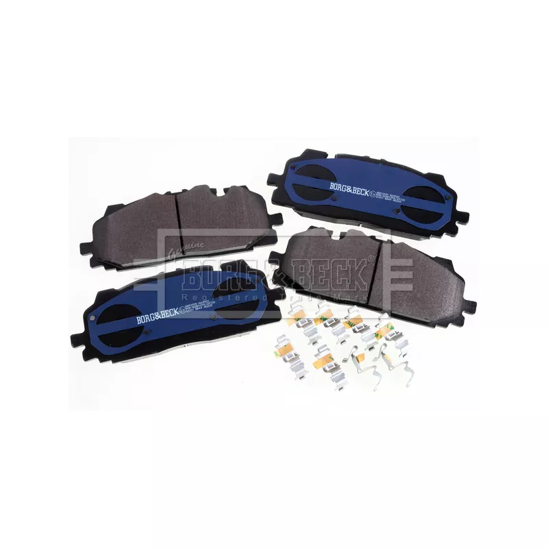 Jeu de 4 plaquettes de frein avant BORG & BECK BBP2595 - Visuel 2