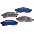 BORG & BECK BBP2627 - Jeu de 4 plaquettes de frein avant