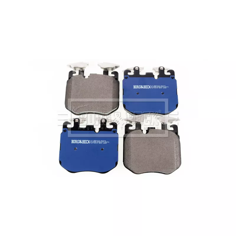 Jeu de 4 plaquettes de frein avant BORG & BECK BBP2630 - Visuel 2