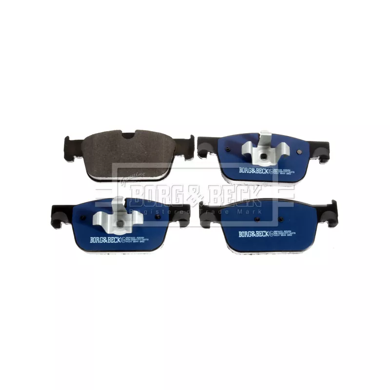 Jeu de 4 plaquettes de frein avant BORG & BECK BBP2633 - Visuel 2