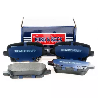 Jeu de 4 plaquettes de frein arrière BORG & BECK OEM 13517694