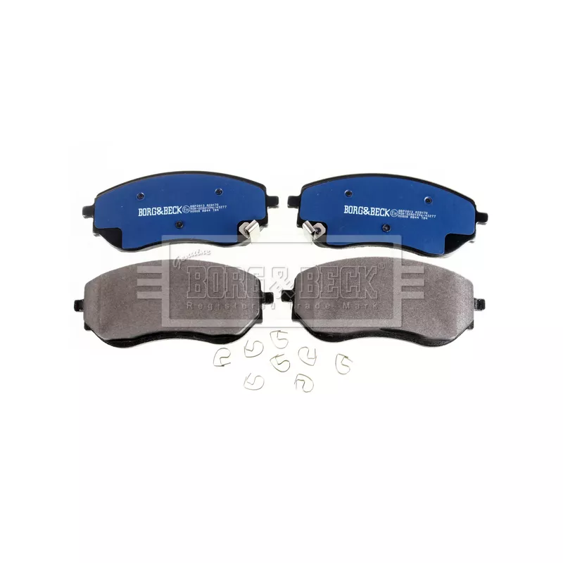 Jeu de 4 plaquettes de frein avant BORG & BECK BBP2813 - Visuel 2