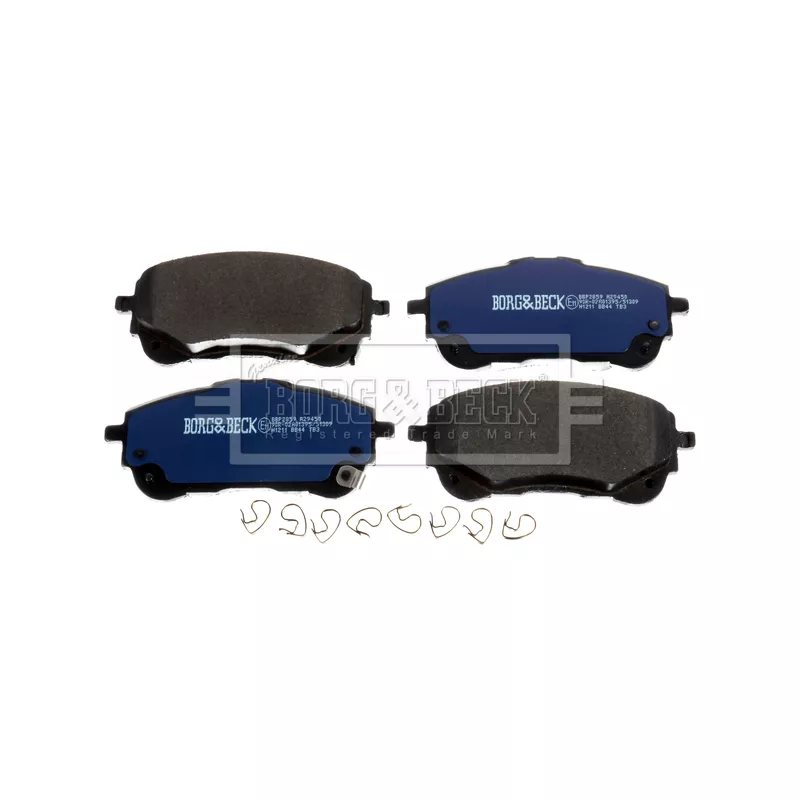 Jeu de 4 plaquettes de frein avant BORG & BECK BBP2859 - Visuel 2