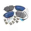 BORG & BECK BBP2881 - Jeu de 4 plaquettes de frein avant
