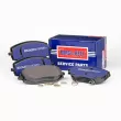 BORG & BECK BBP2887 - Jeu de 4 plaquettes de frein avant