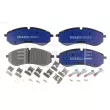 BORG & BECK BBP2905 - Jeu de 4 plaquettes de frein arrière