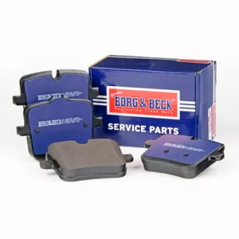 Jeu de 4 plaquettes de frein arrière BORG & BECK OEM 34217991043