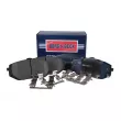 BORG & BECK BBP2933 - Jeu de 4 plaquettes de frein avant
