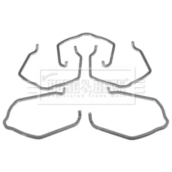 Bride de fixation, gaine de suralimentation BORG & BECK OEM 1J0145769F