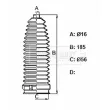 BORG & BECK BSG3430 - Joint-soufflet, direction