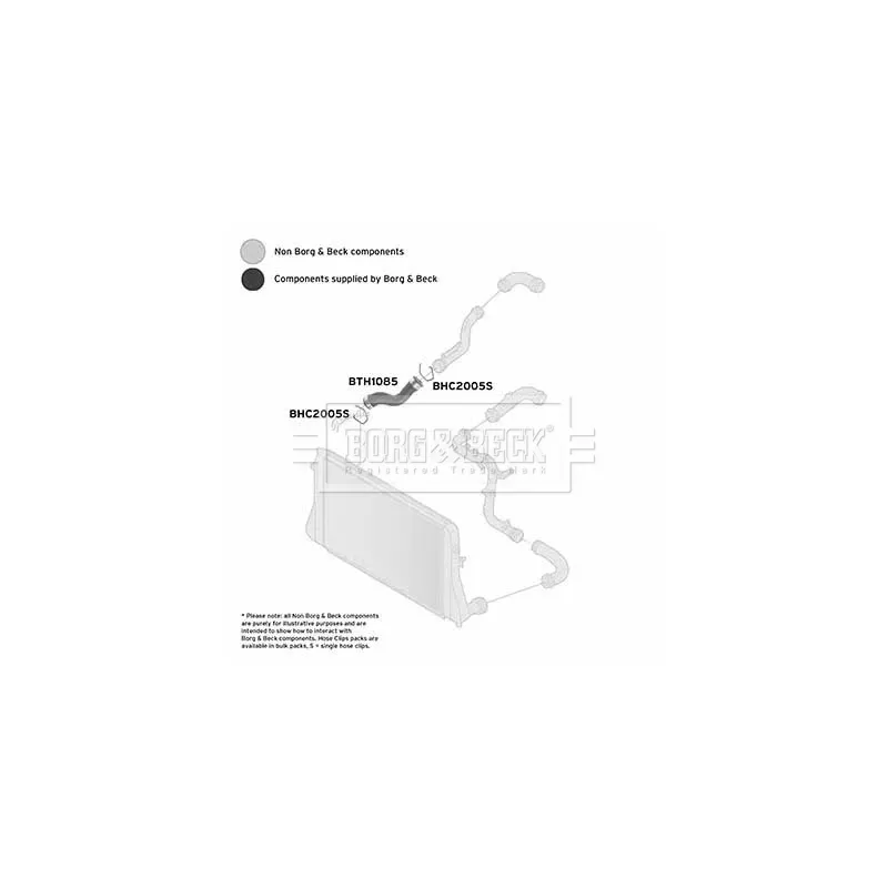 Gaine de suralimentation BORG & BECK BTH1085 - Visuel 2
