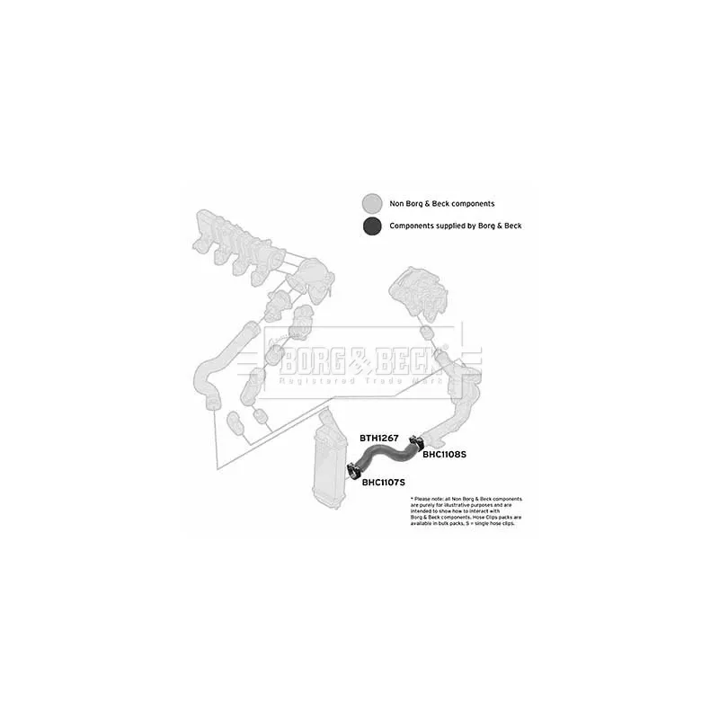 Gaine de suralimentation BORG & BECK BTH1267 - Visuel 2