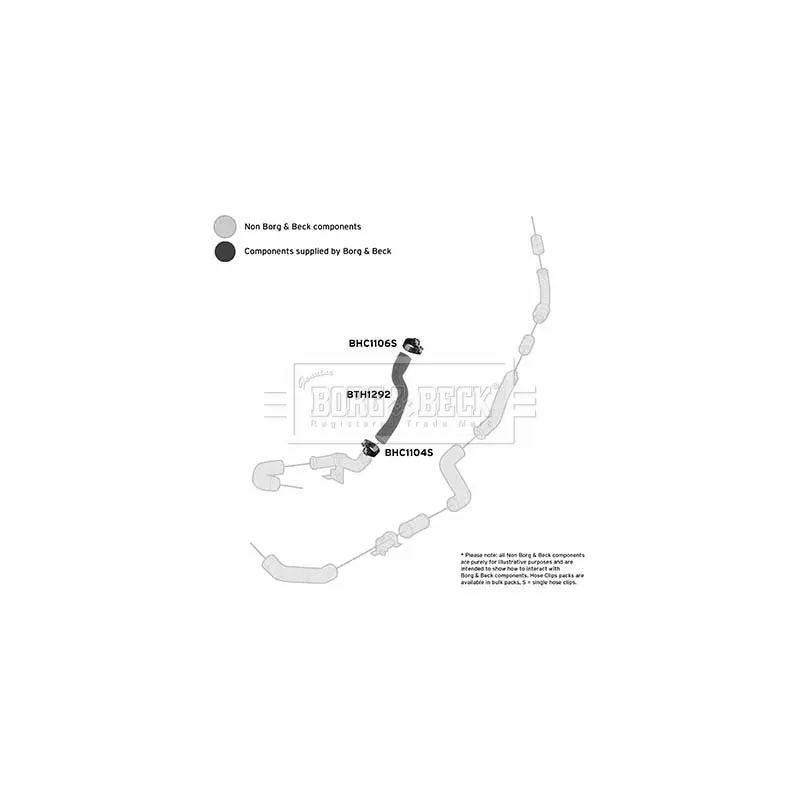 Gaine de suralimentation BORG & BECK BTH1292 - Visuel 2