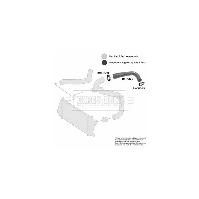 Gaine de suralimentation BORG & BECK BTH1325 - Visuel 2