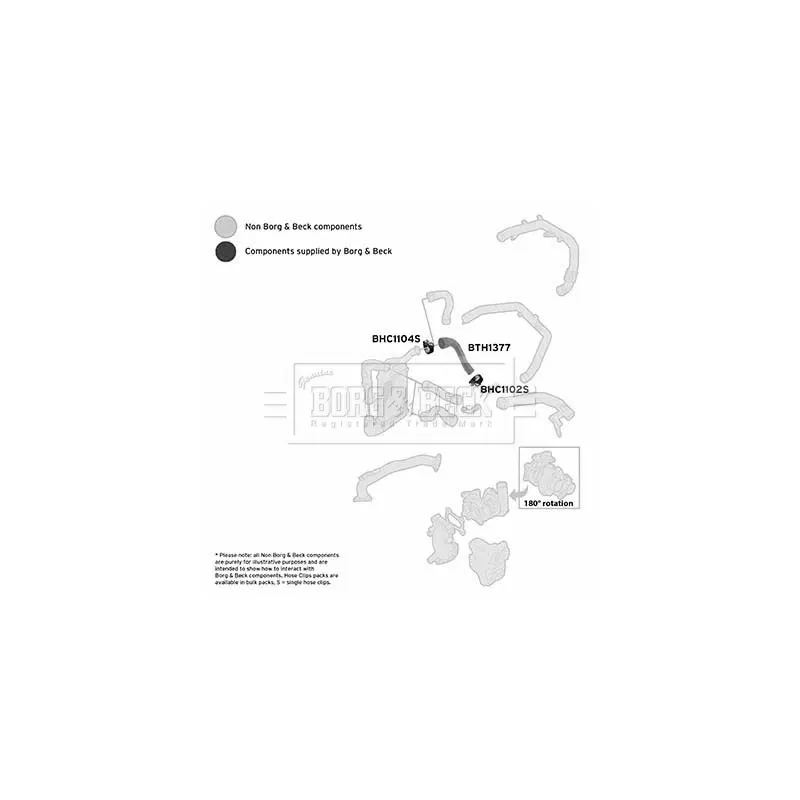 Gaine de suralimentation BORG & BECK BTH1377 - Visuel 2