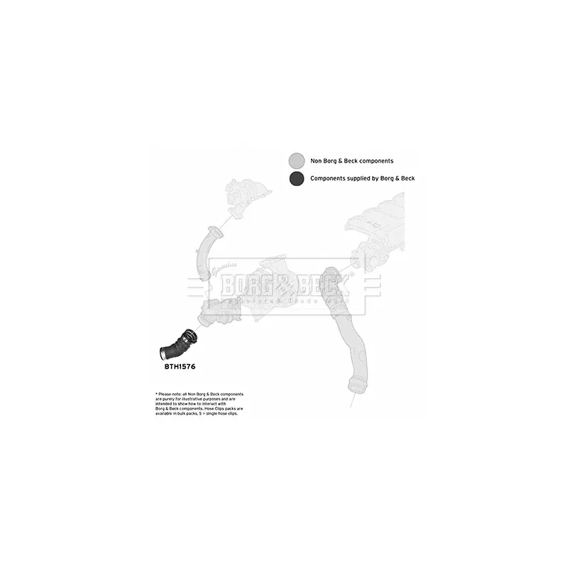 Gaine de suralimentation BORG & BECK BTH1576 - Visuel 2
