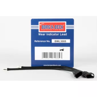 BORG & BECK BWL3005 - Contact d'avertissement, usure des plaquettes de frein