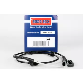 Contact d'avertissement, usure des plaquettes de frein BORG & BECK OEM 34356789503