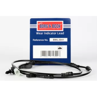Contact d'avertissement, usure des plaquettes de frein BORG & BECK OEM SOE000025