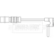 BORG & BECK BWL3072 - Contact d'avertissement, usure des plaquettes de frein