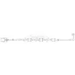 BORG & BECK BWL3087 - Contact d'avertissement, usure des plaquettes de frein